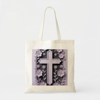 “Christian Cross Jumbo Tote Bag – Ai design 