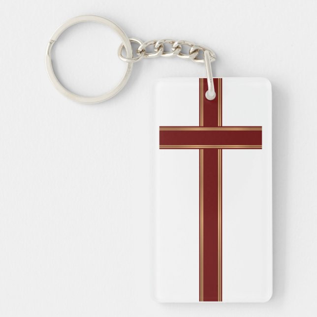 Christian cross key ring (Front)