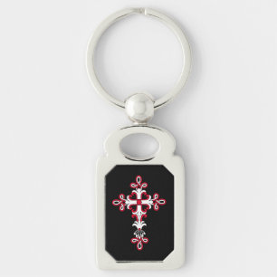 Christian cross key ring