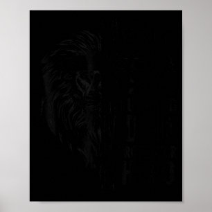 Christian Cross Man God Husband Faith Design Poster