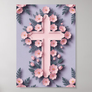 Christian Cross Matte Poster