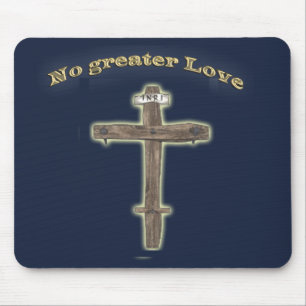 Christian cross mouse pad