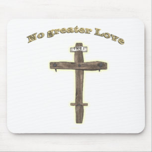 Christian cross mouse pad