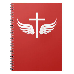 Christian cross notebook