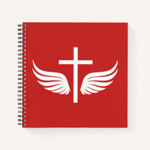 Christian cross notebook