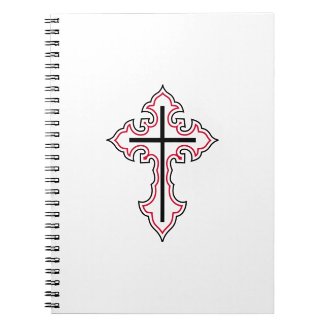 Christian cross notebook (Front)