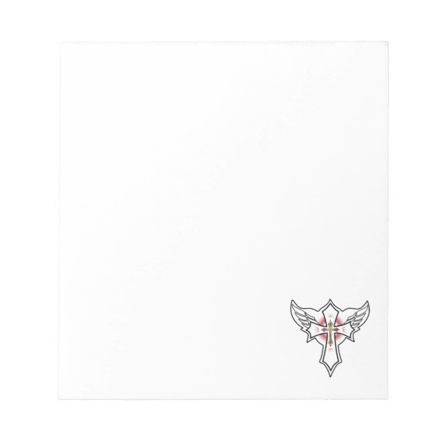 Christian cross notepad (Front)