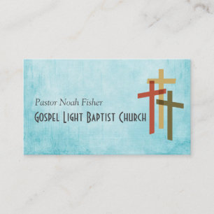 Christian Cross Pastor Christianity Card