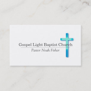 Christian Cross Pastor Christianity Card