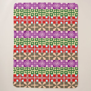 Christian Cross Pattern 1 Sherpa Blanket