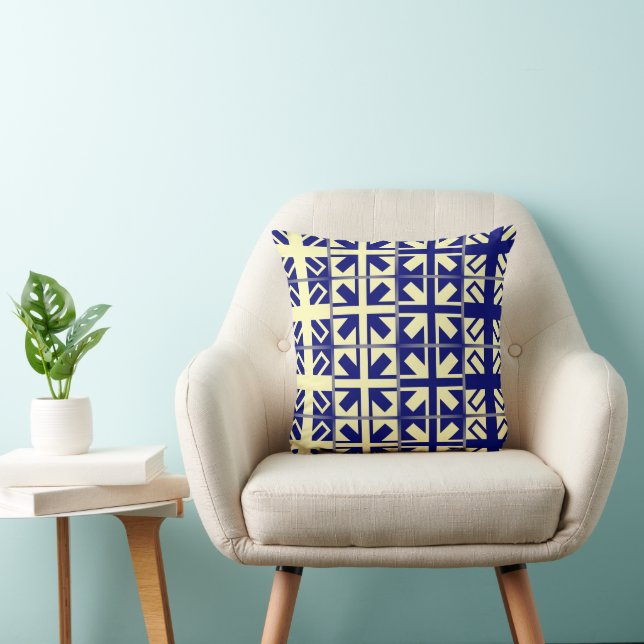 Christian Cross Pattern 2 Cushion (Chair)