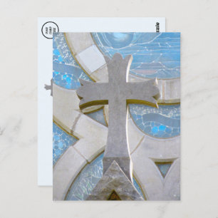 Christian Cross Postcard