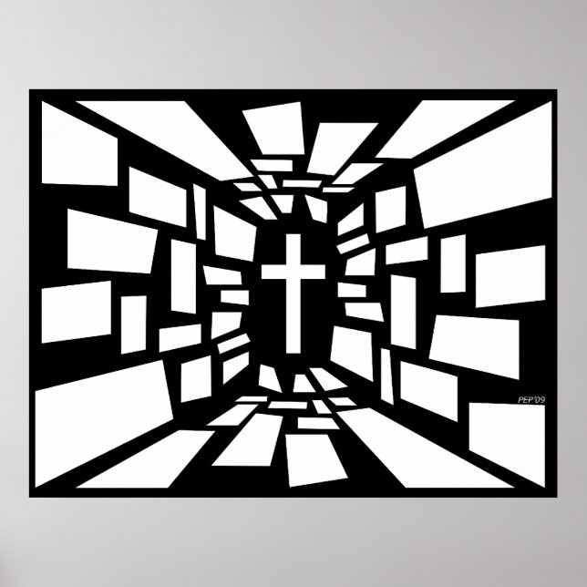 Christian Cross Poster (Front)