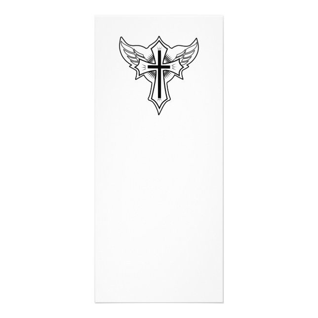 Christian cross rack card (Front)