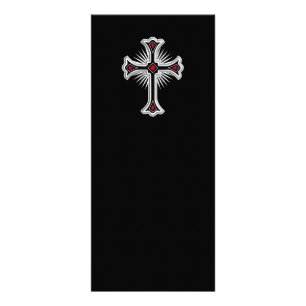 Christian cross rack card