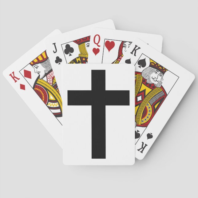 Christian Cross (Religious Symbol) Playing Cards (Back)