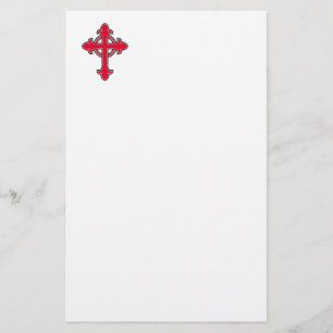 Christian cross stationery
