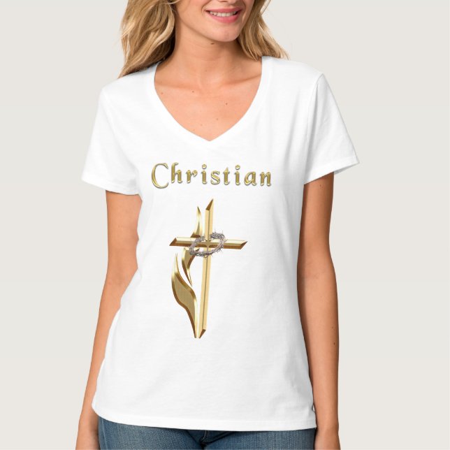 Christian  cross T-Shirt (Front)