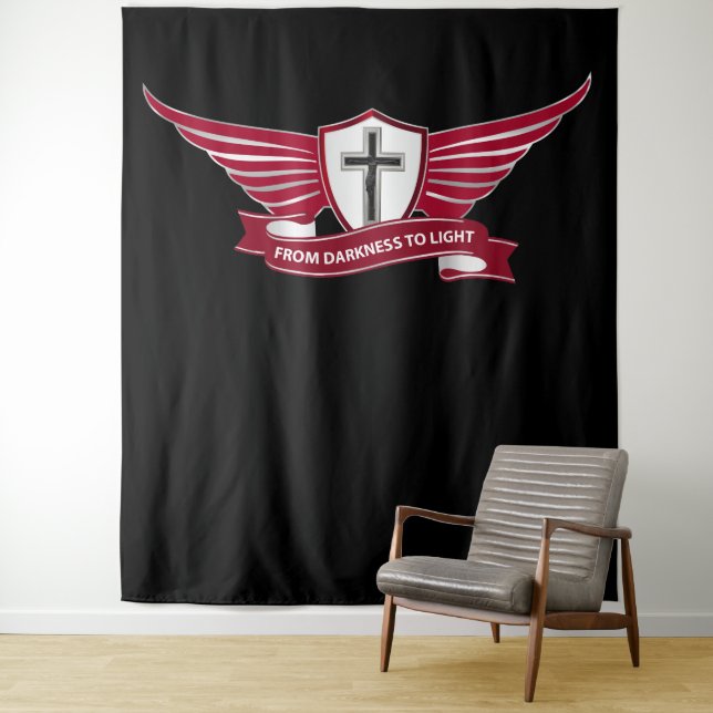 Christian cross tapestry (In Situ)