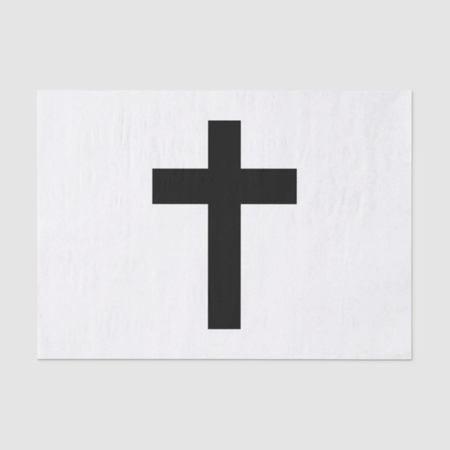 Christian Cross Tissue Paper (Front)