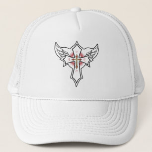 Christian cross trucker hat