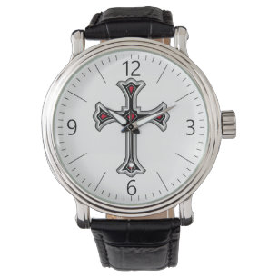 Christian cross watch