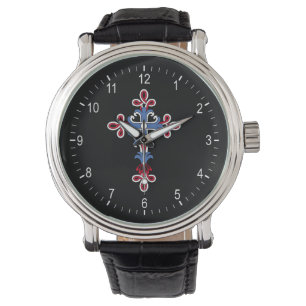 Christian cross watch