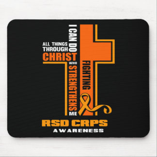 Christian Crps Warrior Fighter Rsd Crps Awareness  Mouse Pad
