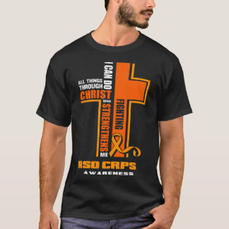 Christian Crps Warrior Fighter Rsd Crps Awareness  T-Shirt