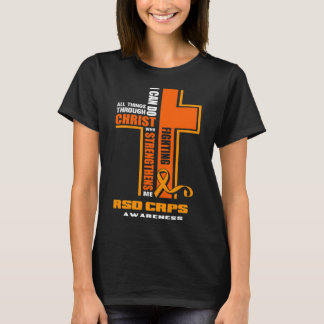 Christian Crps Warrior Fighter Rsd Crps Awareness  T-Shirt