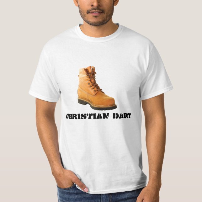 CHRISTIAN DAD!!... Religious shirts (Front)