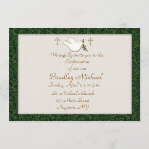 Christian Dove Invitation