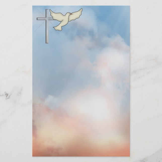 Christian Dove Stationary Stationery (Front)