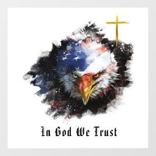 *~* Christian Eagle Cross Patriot USA Flag Veteran