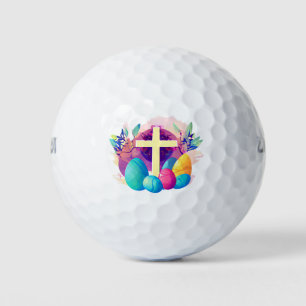 Christian Easter Cross   Golf Balls
