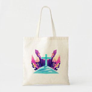 Christian Easter Cross  Tote Bag