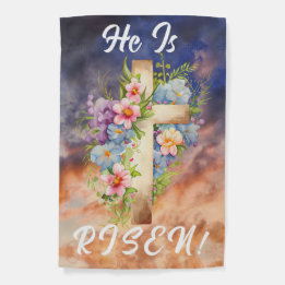 Christian Easter Garden Flag
