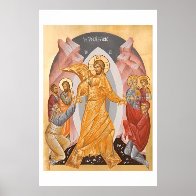 Christian Easter retro Poster (Front)