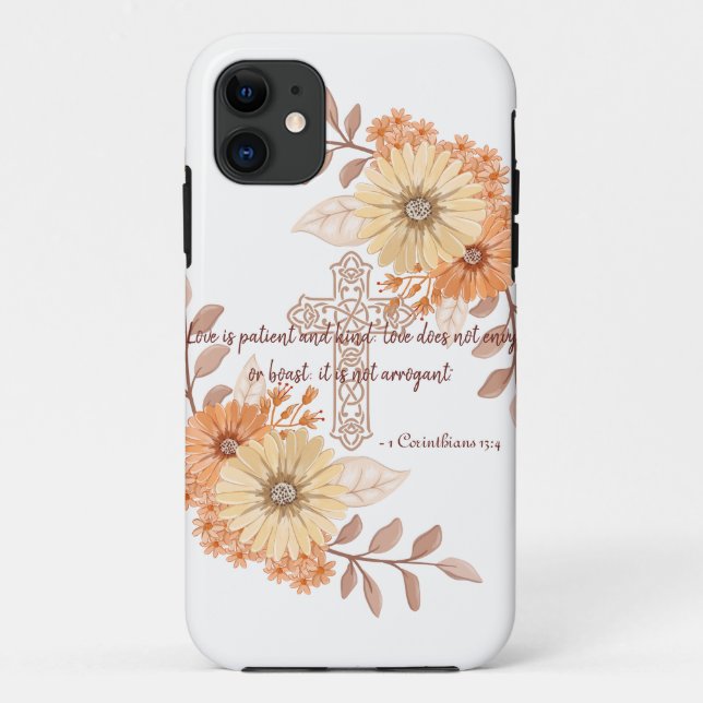 Christian Elegance in Pastel Blessings Case (Back)
