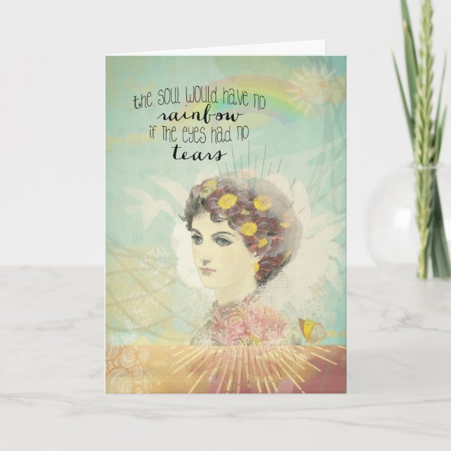 Christian Encouragement, hang in there Card (Front)