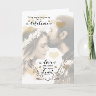 Christian Engagement Congratulations Bible Verse Card