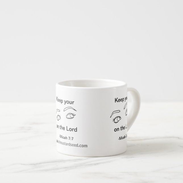 Christian Espresso Cup (Front Right)