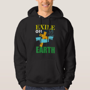 Christian Exile On Earth Cross Dove - Home In Heav Hoodie