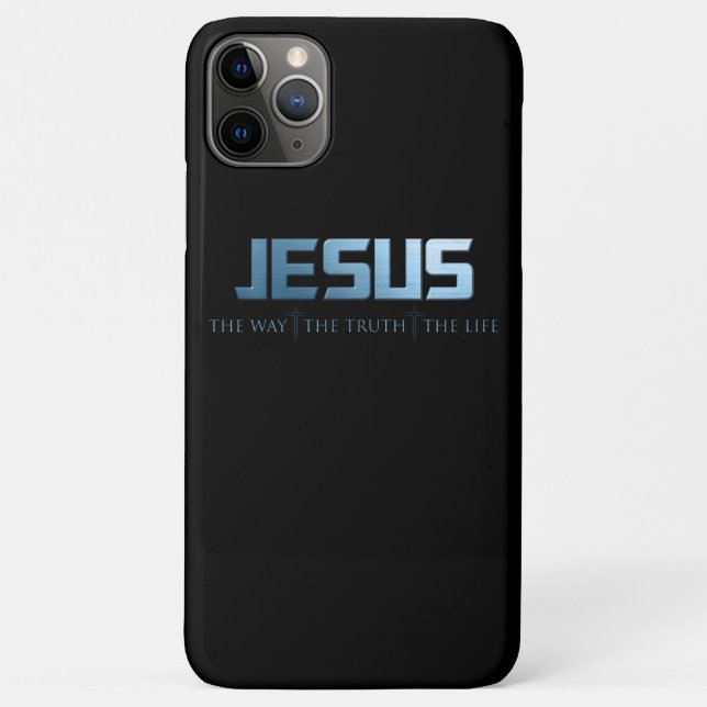 Christian Faith Bible Verse: Way Truth Life Jesus Case-Mate iPhone Case (Back)