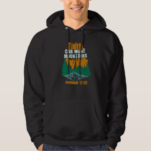 Christian Faith Can Move Mountains Jesus Christ Sa Hoodie