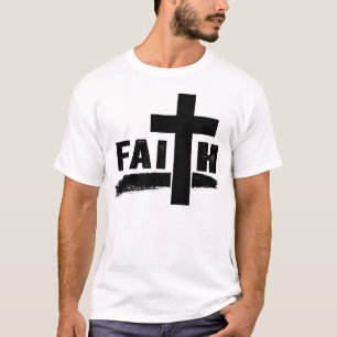 Christian Faith Christianity Cross Design T-Shirt