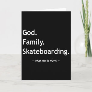 Christian Faith Christianity Skater God Family Ska Card