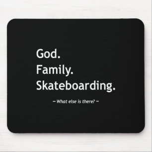 Christian Faith Christianity Skater God Family Ska Mouse Pad