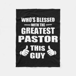 Christian Faith Church Fellowship Congregation Pas Fleece Blanket