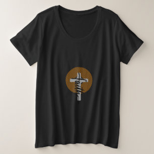 christian faith design plus size T-Shirt